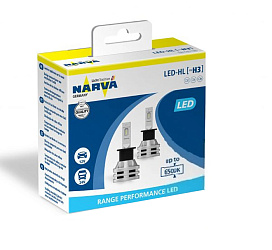 Лампа светодиодная Narva H3 12/24V RPL2 Range Performance LED 6500K