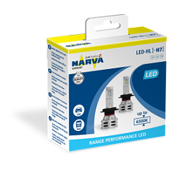 Лампа светодиодная Narva H7 12/24V RPL2 Range Performance LED 6500K