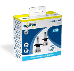 Лампа светодиодная Narva H4 12/24V RPL2 Range Performance LED 6500K